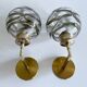Pair Vintage Murano Glass Wall Lights