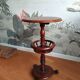 Round side table