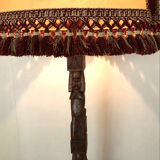 African floor lamp