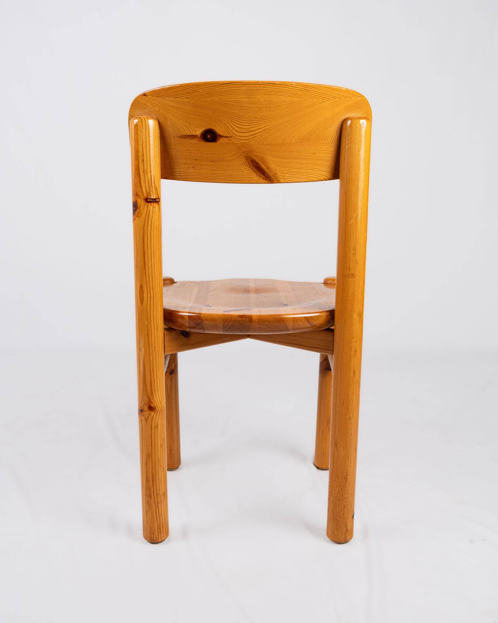 Set of 4 pine chairs by Rainer Daumiller, Denmark, 1970s