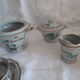 Celadon porcelain tea set Bernardaud Limoges 1920