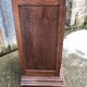 Solid oak wardrobe with 2 doors and 1 drawer in neo Louis XIII style.