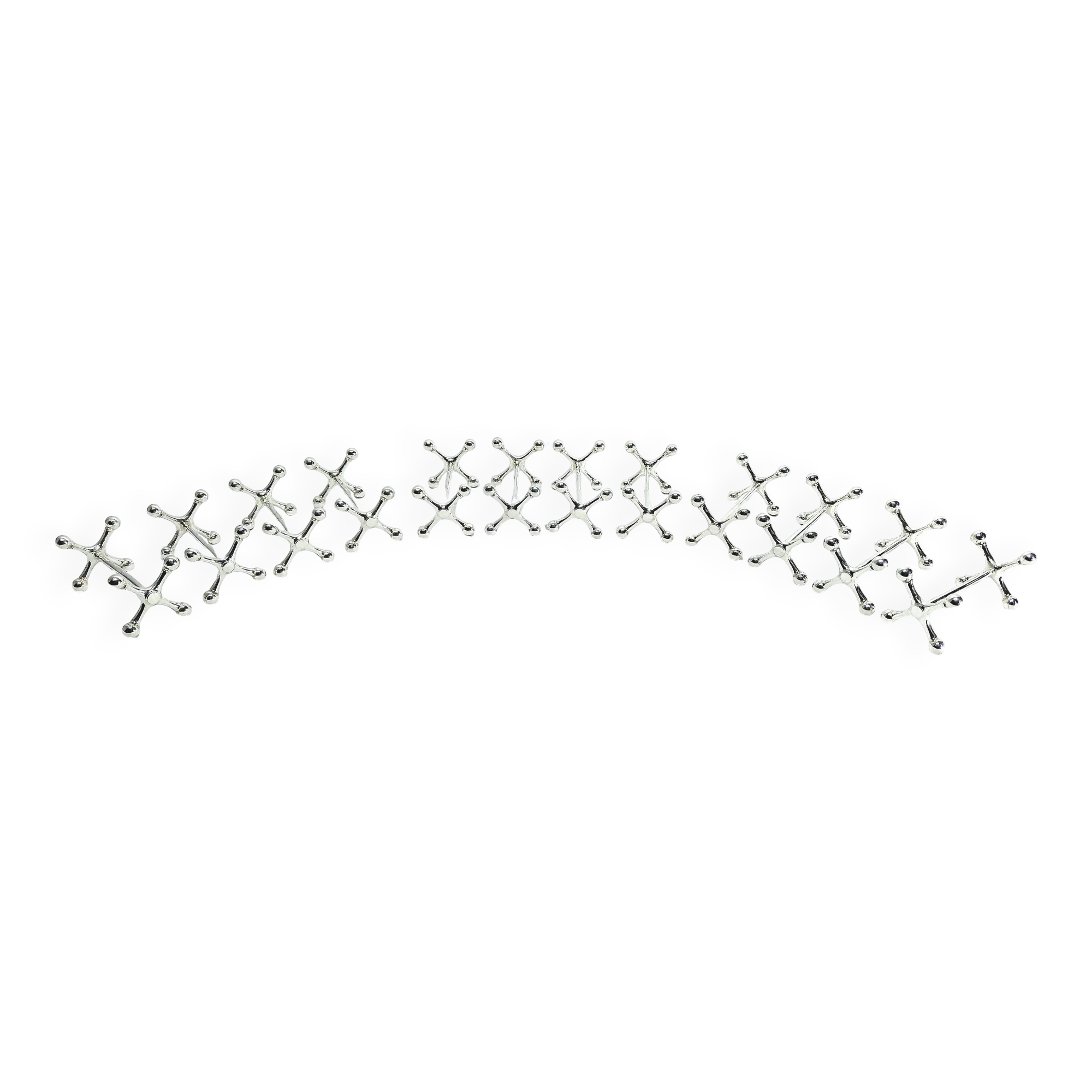 Christofle - set of 12 silver-plated knife rests