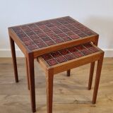 Teak nesting tables and some