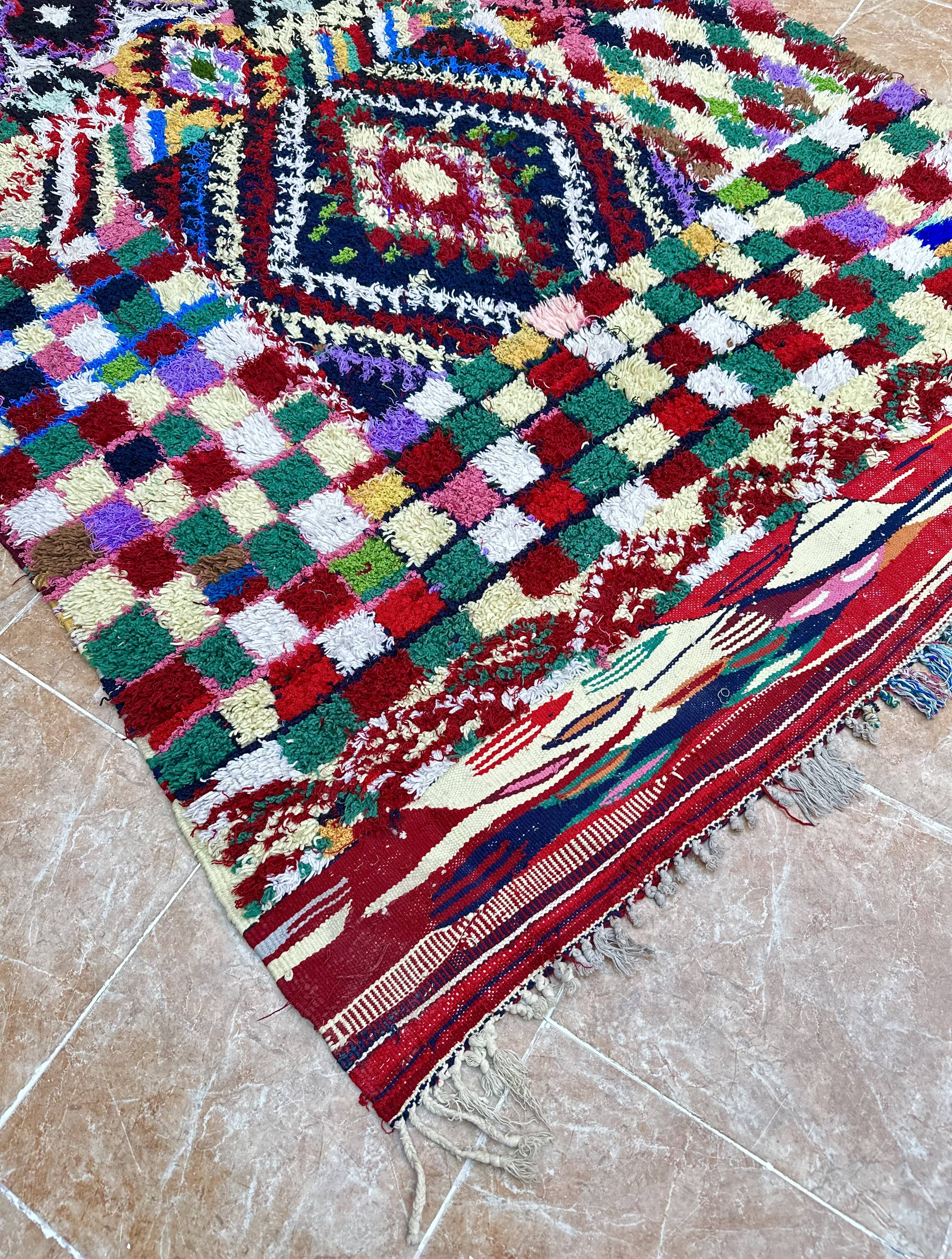 Unique Moroccan Rug - Vintage Art Deco Rug - The Moroccan Rug