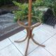 Six-headed coat holder in curved wood vintage 40s-50s