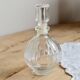 Carafe à liqueur vintage en verre strié