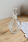 Carafe à liqueur vintage en verre strié