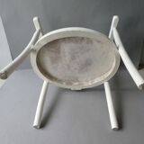 Baumann children's chair, white lacquered, around 1960.