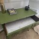 Renovated antique commode – Vintage chic style – Olive green