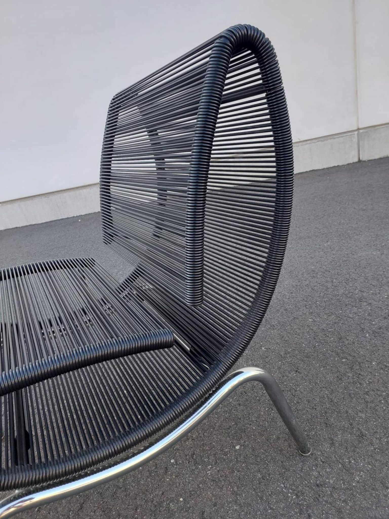 Hygra chair and its ottoman by Roberto Semprini - Italy - 1990