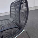 Hygra chair and its ottoman by Roberto Semprini-Italy-1990