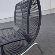 Hygra chair and its ottoman by Roberto Semprini - Italy - 1990