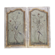 Pair of 18th painted panels and décor