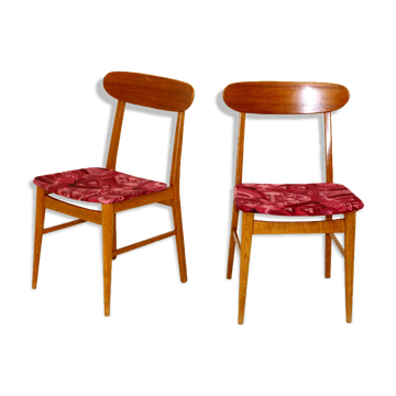 2 Scandinavian chairs, Sweden, 1960
