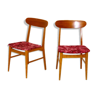 2 Scandinavian chairs, Sweden, 1960