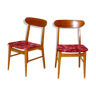 2 Scandinavian chairs, Sweden, 1960