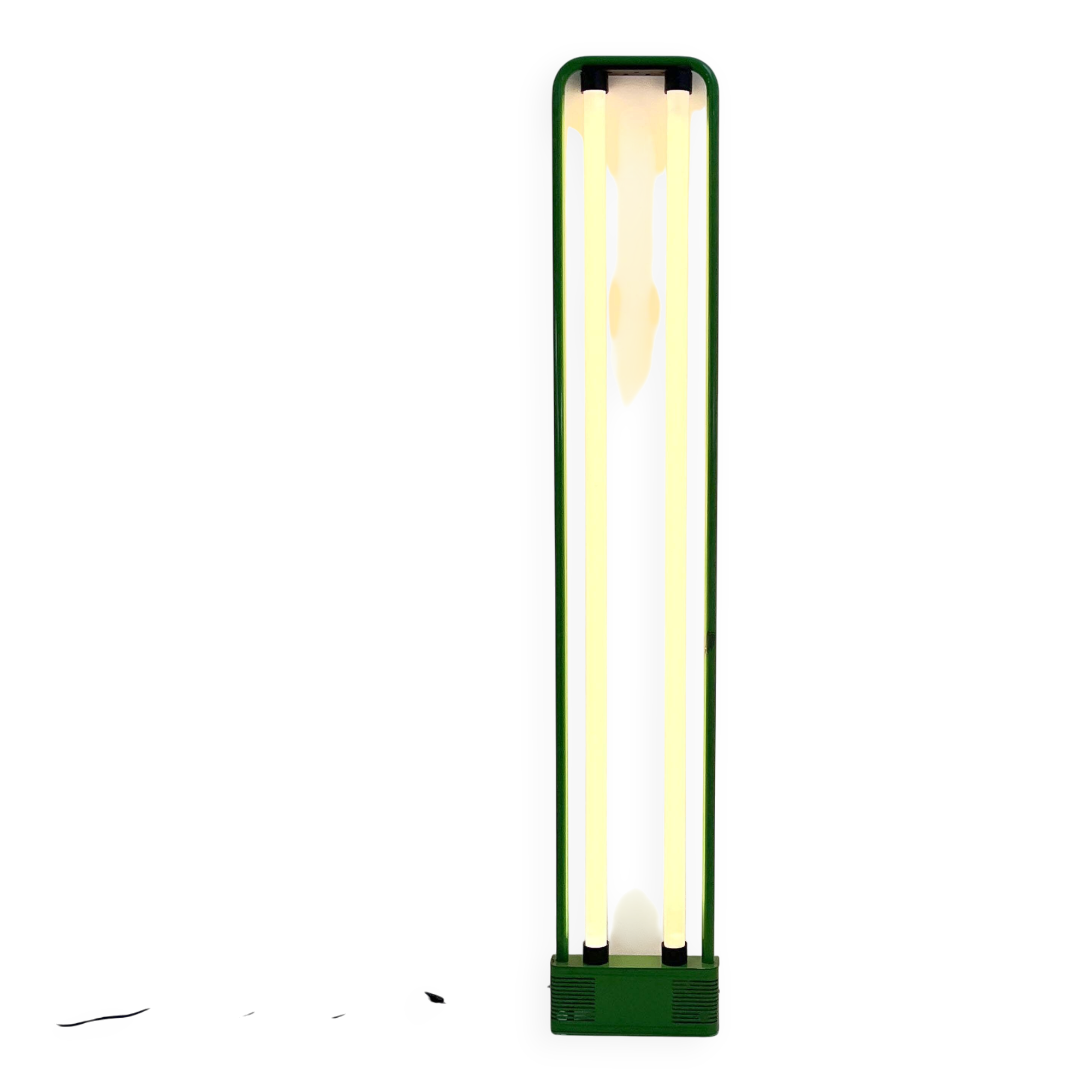 Green floor lamp by Gian N. Gigante for Zerbetto, 1980