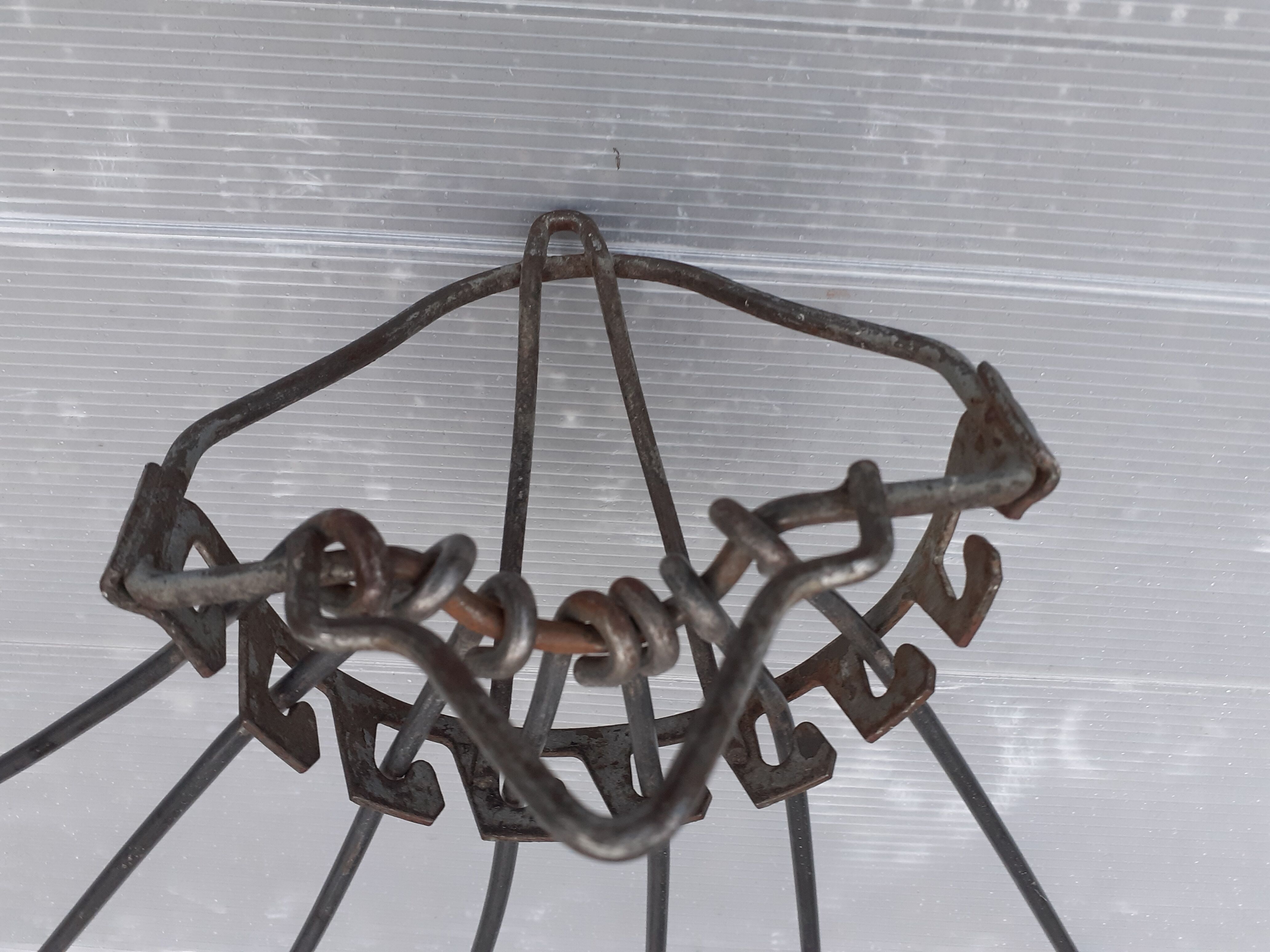Vintage tea towel holders