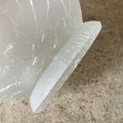 Cracked glass bottle