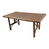 Table basse tressée