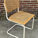 Set of 4 Cesca b32 model chairs in by Marcel Breuer Design