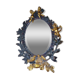 Stucco cherub mirror 65cm by 50cm