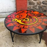 1950s ceramic coffee table
