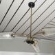 Lustre 3 feux globes verre