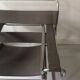Fauteuil métal et cuir gris wassily par Marcel Breuer