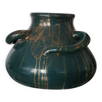 Art Deco stoneware vase by Léon Pointu, 1920s