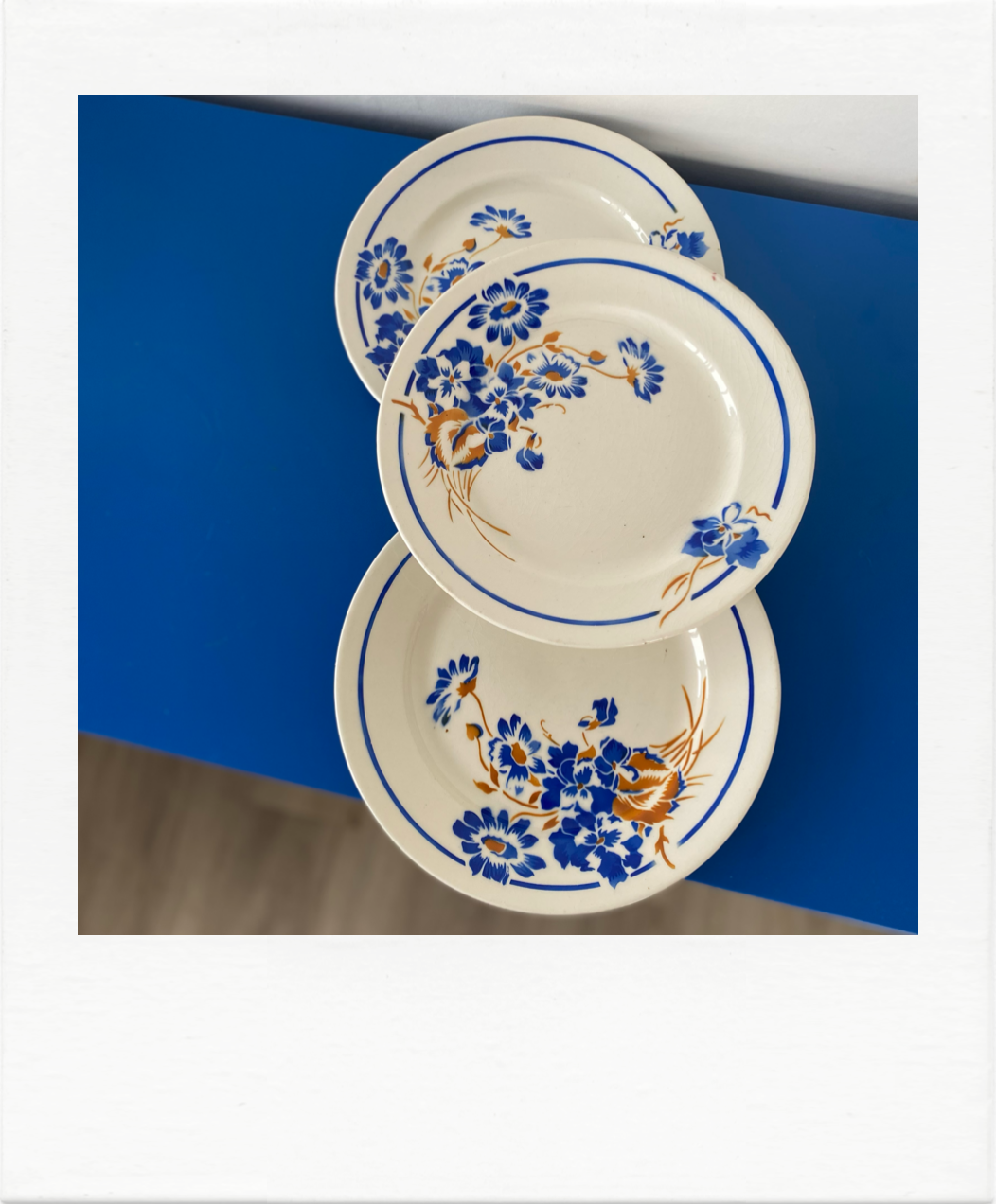 Set Lunéville plates and dish