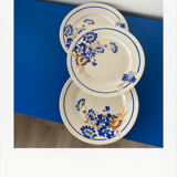 Ensemble Lunéville assiettes et plat