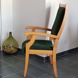 Vintage velvet armchair