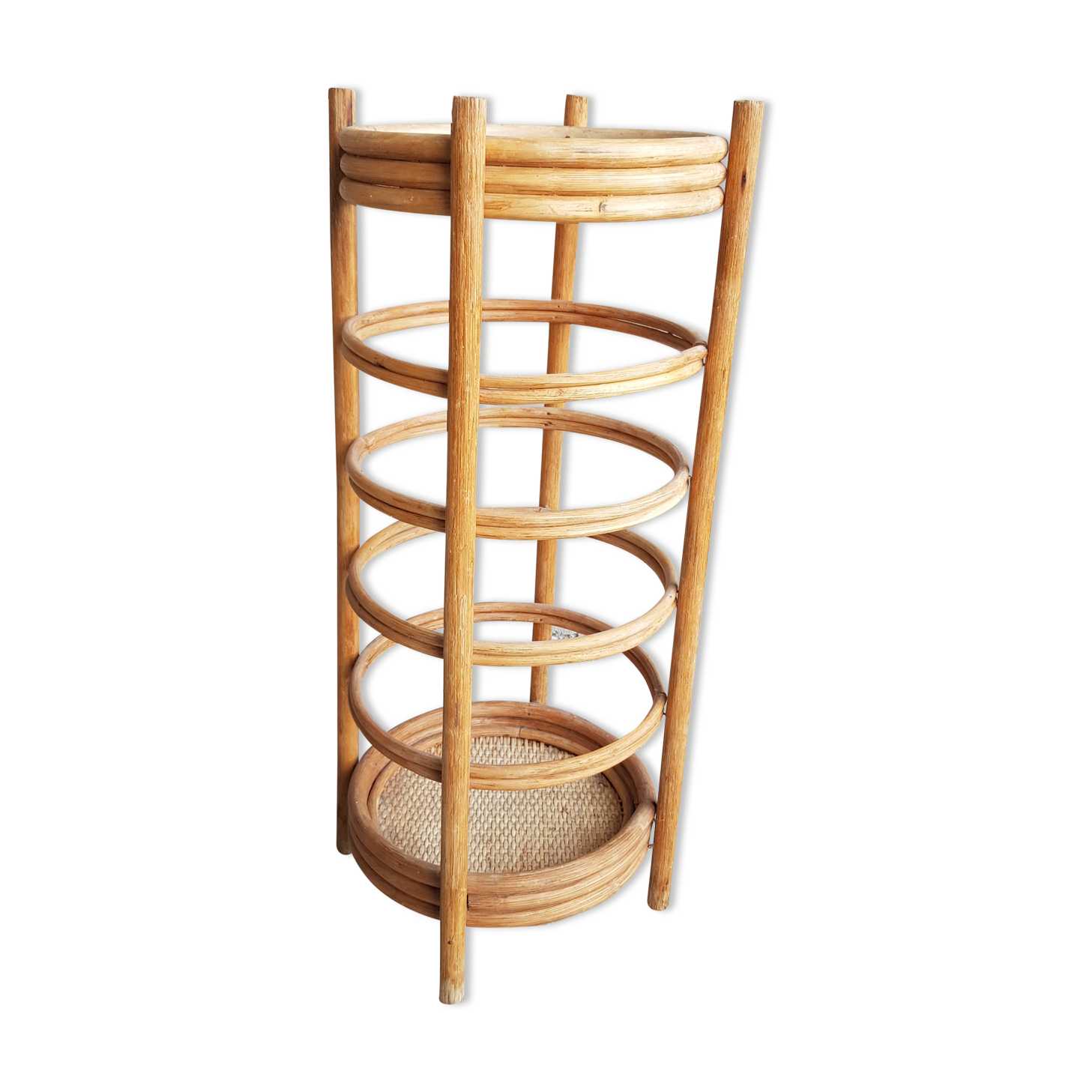 Bamboo umbrella holder