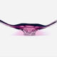 Coupe XXL Formia Murano Verre Soufflé Violet Mid-Century 62cm