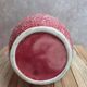 Strawberry-shaped earthenware jug – vintage ceramic