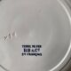 Series of 5 flat plates Terre de Fer HB and Cie Choisy Le Roi