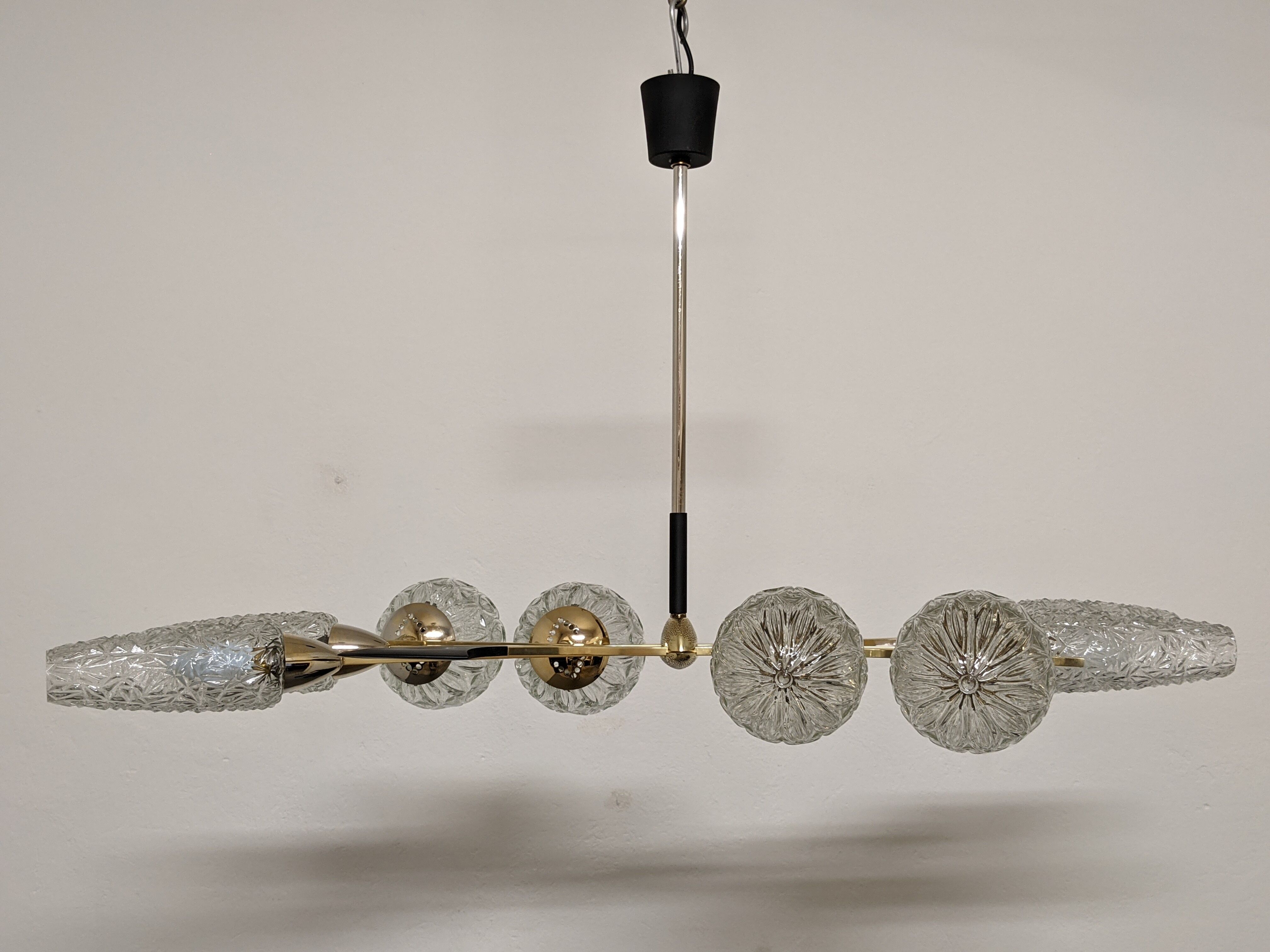 Arlus chandelier with 8 fires of the 50s/60s