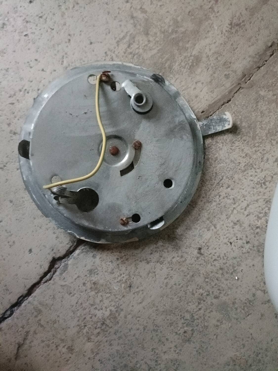 Vintage wall lamp, ceiling light in opaline glass