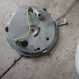 Vintage wall lamp, ceiling light in opaline glass