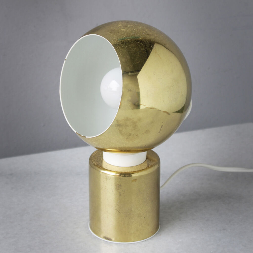 Magnetic brass ball light by Reggiani