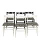 Vintage Jungle Collection chairs in velvet and wood, Italy, 1950s-1960s.