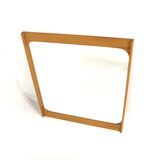 Scandinavian oak mirror, Sweden, 1960, 101cm x 90cm
