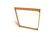 Scandinavian oak mirror, Sweden, 1960, 101cm x 90cm