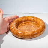 Rosso Verona marble centerpiece / empty pocket, Italian design 1960s