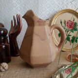 Hexagonal pitcher in morvan flamed sandstone - vintage