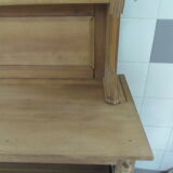 Furniture of trade, vintage service the bottom in oak the top in walnut.