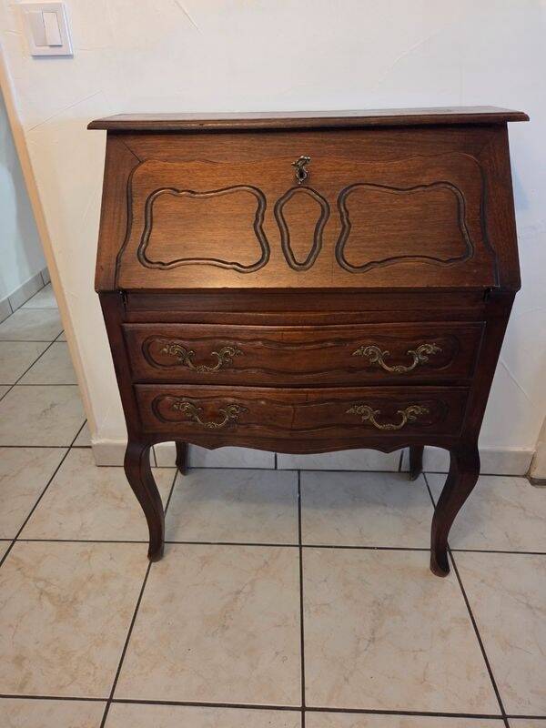 Solid wood secretary