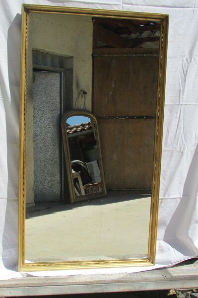 Golden mirror  135x75 cm